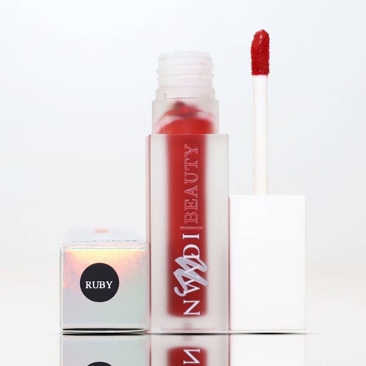 RUBY RED MATTE LIPGLOSS for wholesale by NWADI BEAUTY