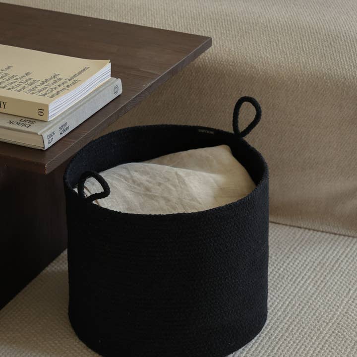 SUNNY HOME - Wholesale Basket - Cotton Rope Basket with Handles – Loops S10