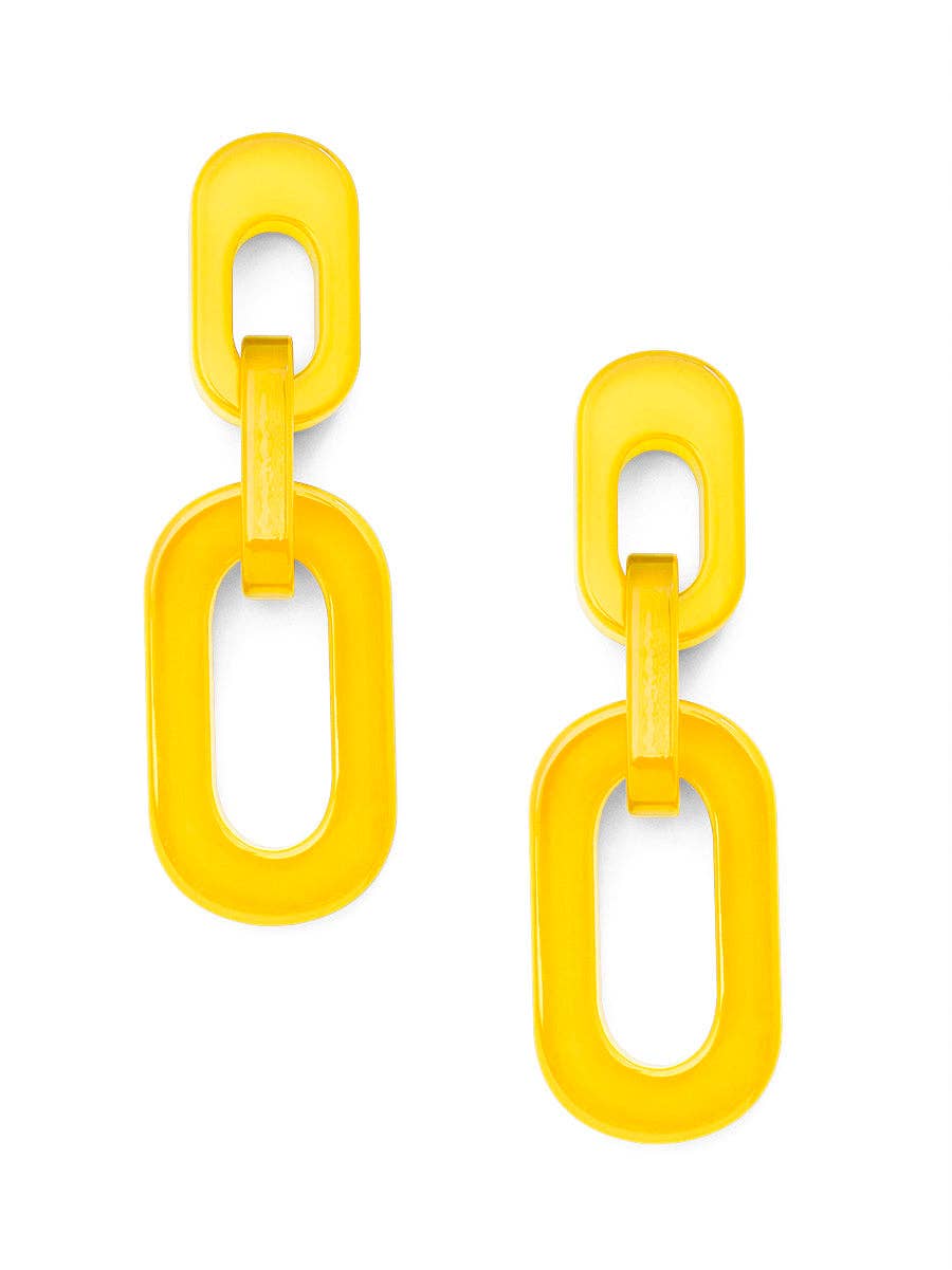 ZENZII Jewelry - Wholesale Dangle Earrings - Resin Cable Chain Drop Earring11