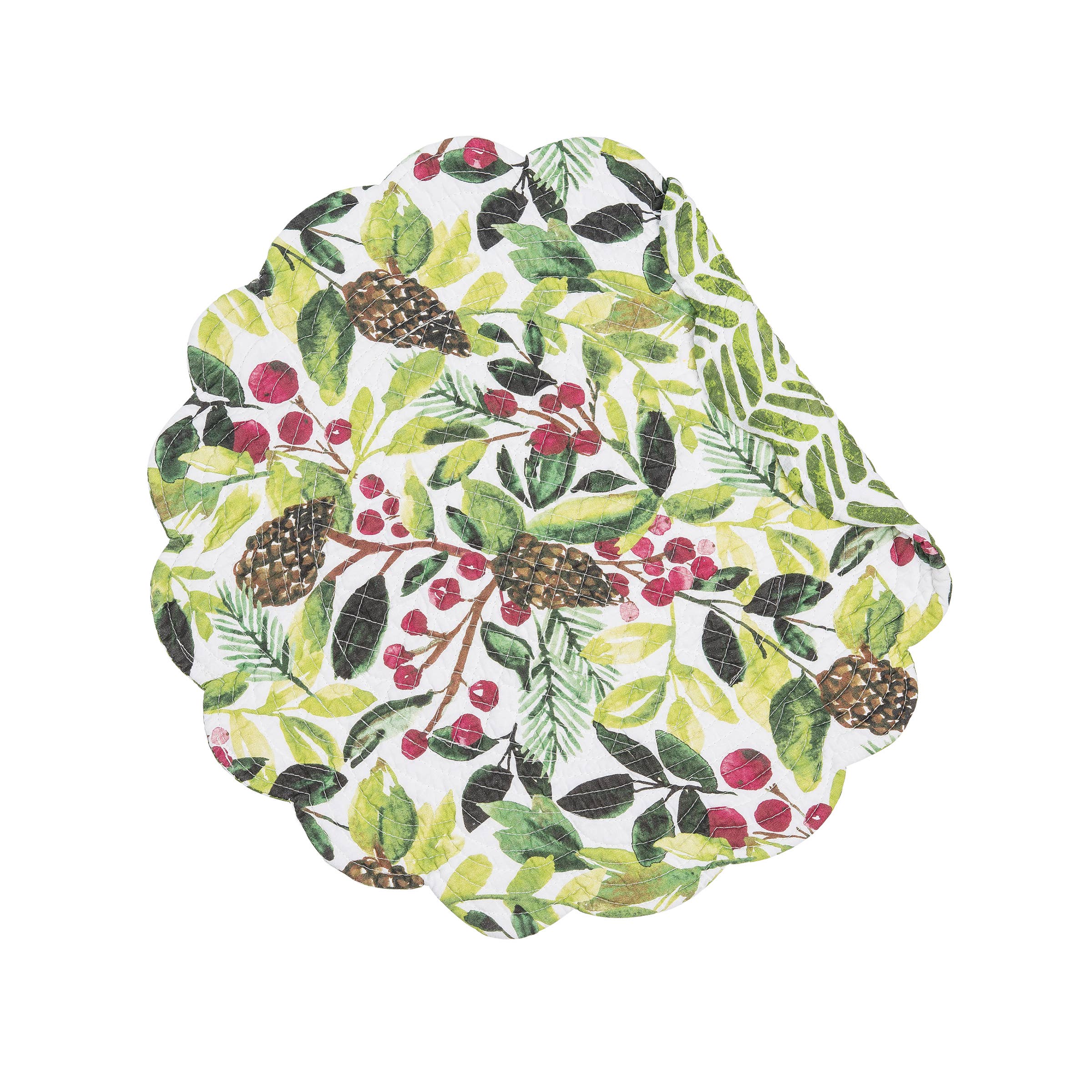 C&F Home - Wholesale Placemat - SALE Christmas Tyson Pines Round Placemat
