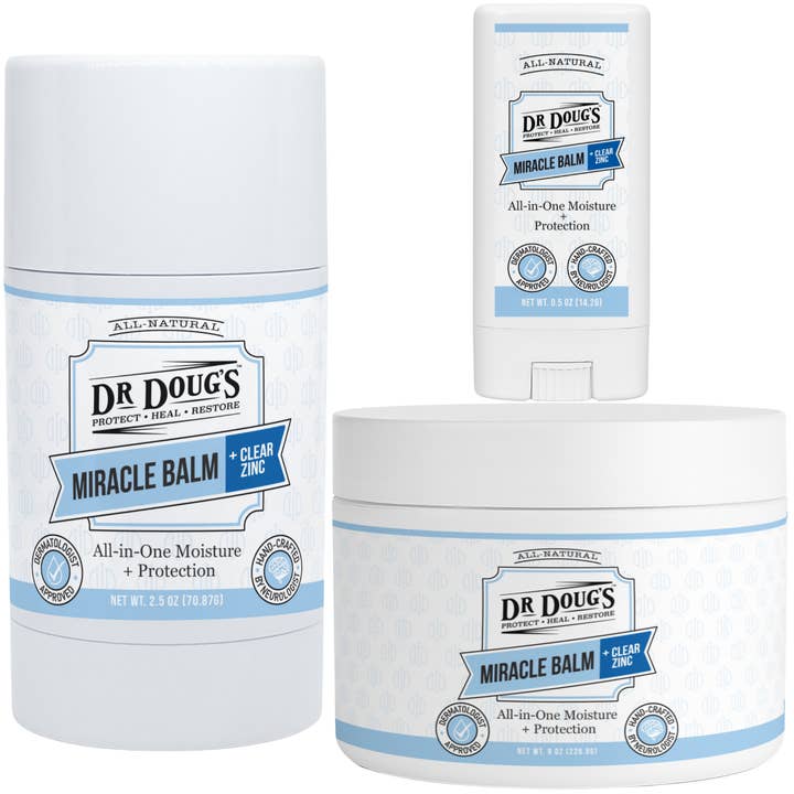Miracle Balm + Clear Zinc for wholesale by Dr. Doug's Miracle Balms