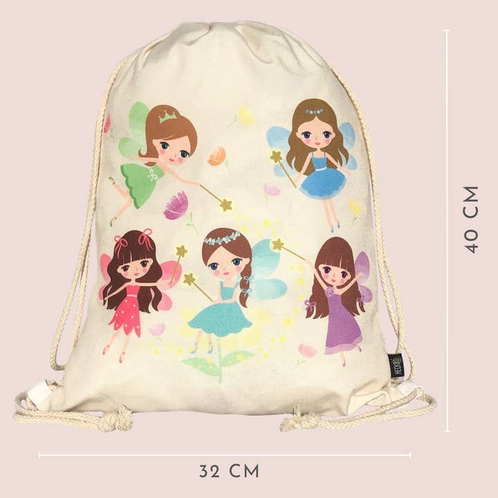 HECKBO - Wholesale Drawstring Bag - Kids - kids gym bag fairy2