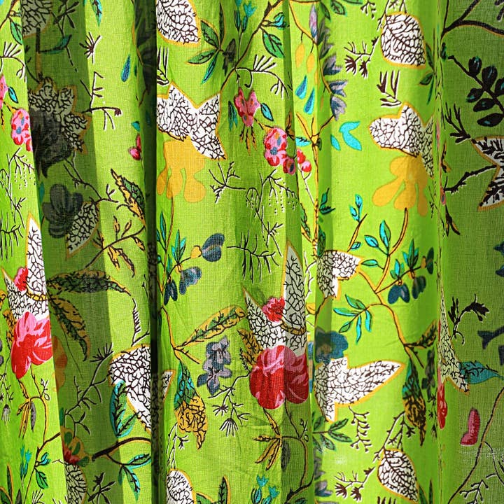 Glamthread - Wholesale Curtain - 'Enchanted Garden' 100% Cotton Boho Curtains1