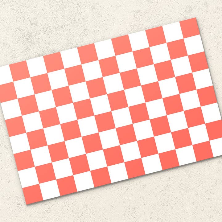 Röda och vita rutor Fotografi Bakgrund för wholesale av Everyday Co.