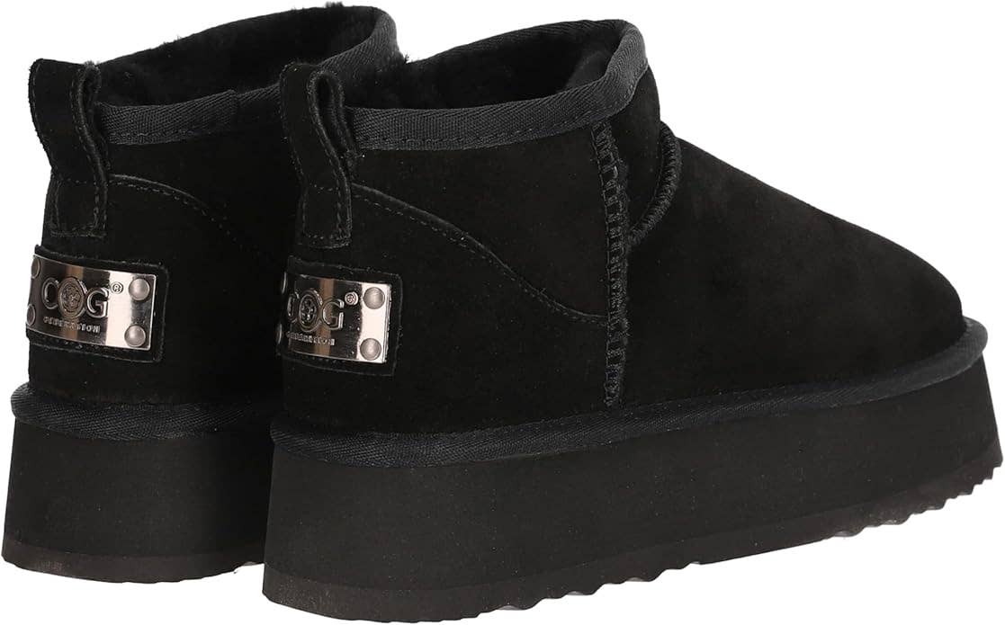 OB5888 OOG Damen Lederboots mit Teddyfell Black for wholesale on Faire