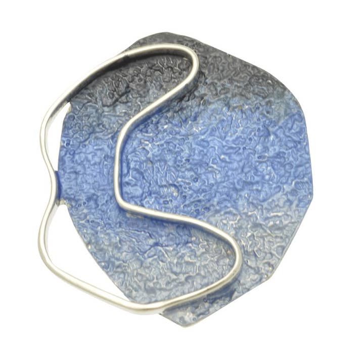 Broche Magnétique Bleue Mélangée pour la vente par Miss Milly Limited