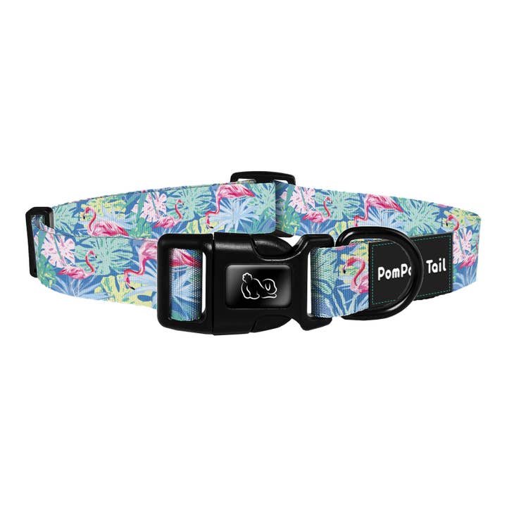 Custom Dog Collars Flamingo Design Where Practicality Meets Style for wholesale by OEELINN