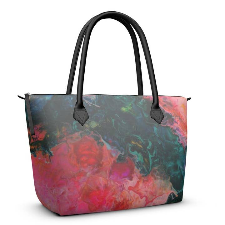 Føl Borboleta-håndtaske med lynlås i toppen for engroshandel hos Rainbow City