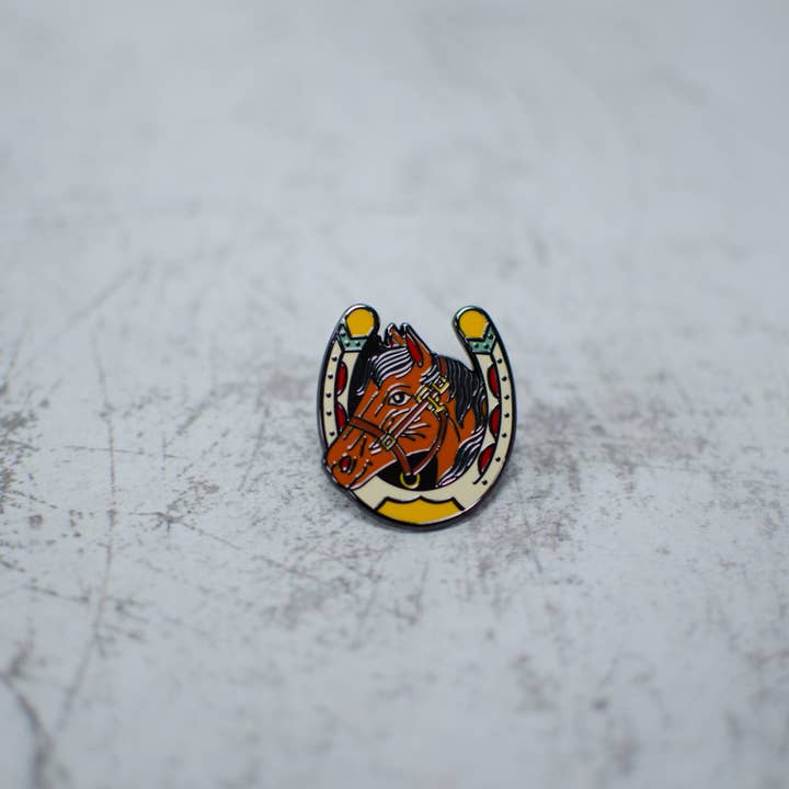 Rock And Rose Motel - Wholesale Lapel Pin/Button - Horse Enamel Pin