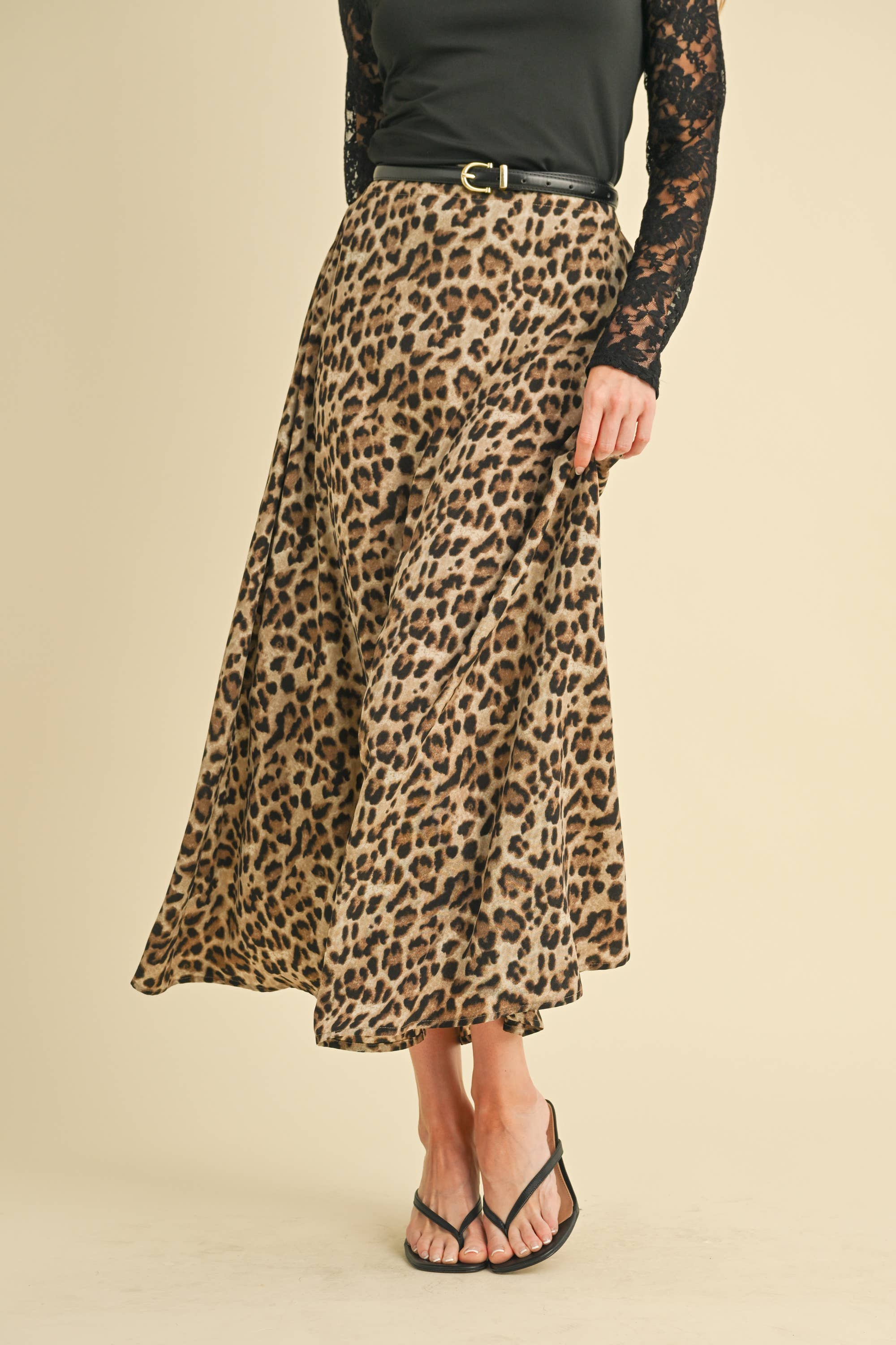 AEMI + CO - Vente Jupe – femme - 7136FN Jupe Maxi Léopard Verine12