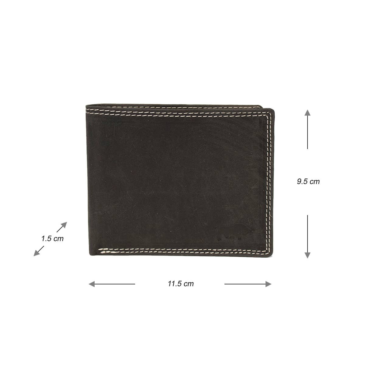 Arrigo - Wholesale Wallet - Men's - Men Billfold Wallet Buffalo Leather With Compact Model RFID6