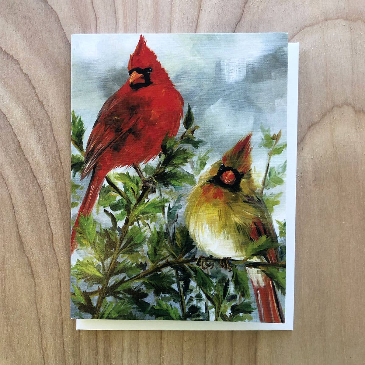 Art by Alyssa - Wholesale Everyday Greeting Card - Cardinal Pair Card0