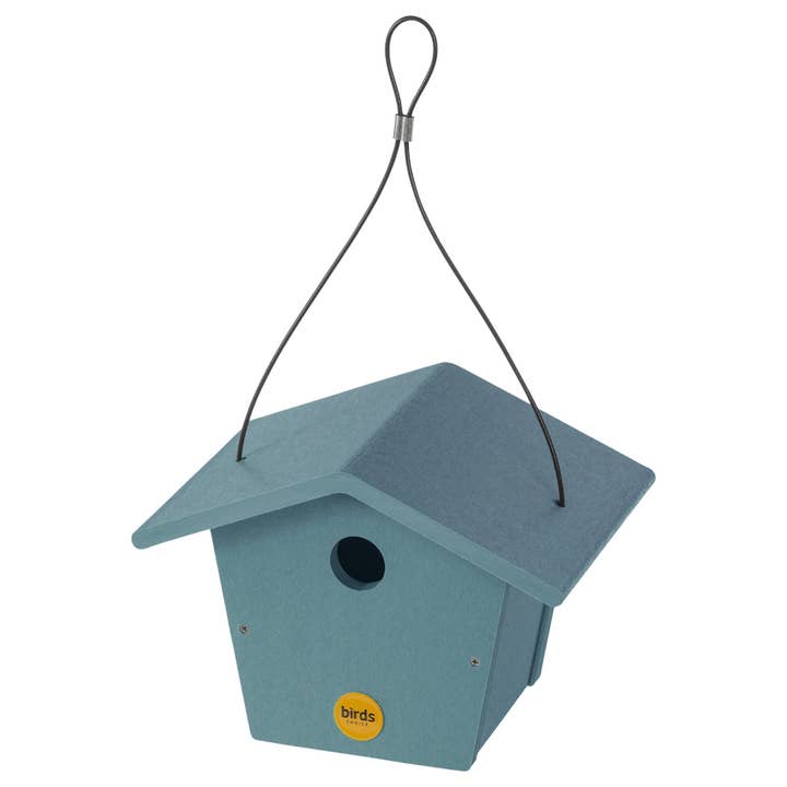 Wren House in Blue Recycled Plastic for wholesale by Birds Choice