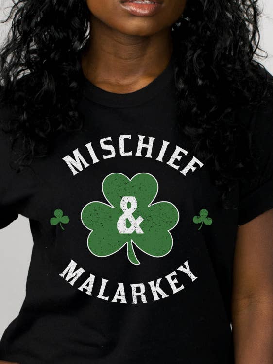 Black Mischief and Malarkey Shirt for wholesale on Faire1