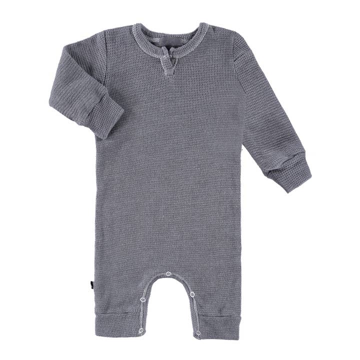 Garment Dyed Eco-Thermal Romper for wholesale by PAIGELAUREN baby & toddler