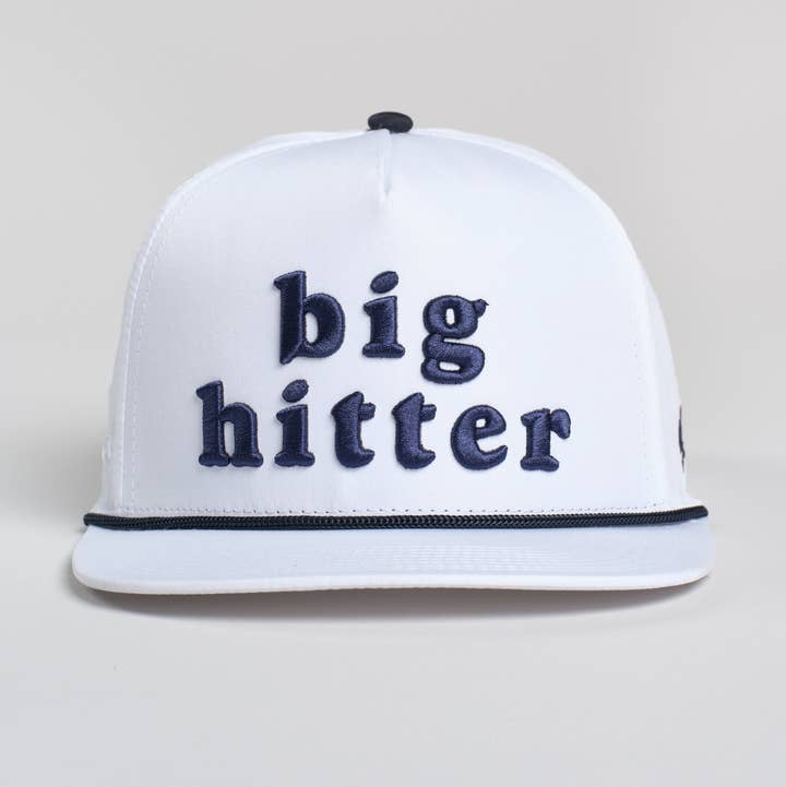 White Big Hitter Noonan Rope Hat for wholesale on Faire