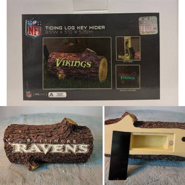 Minnesota Vikings Team Gear - 8.5"X5"x5.25" - Glow In The for wholesale by St. Louis Wholesale LLC
