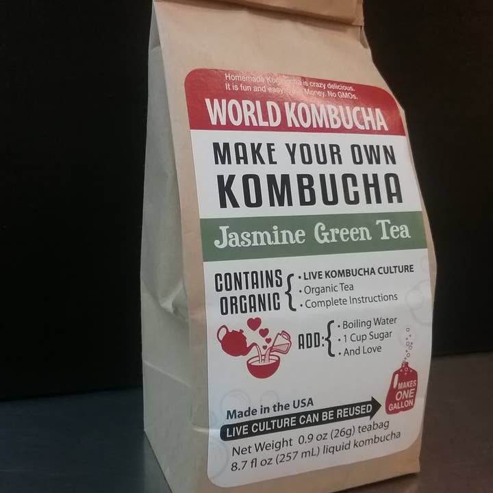 Kombucha Culture Kit - Jasmine Green Tea for wholesale by World Kombucha