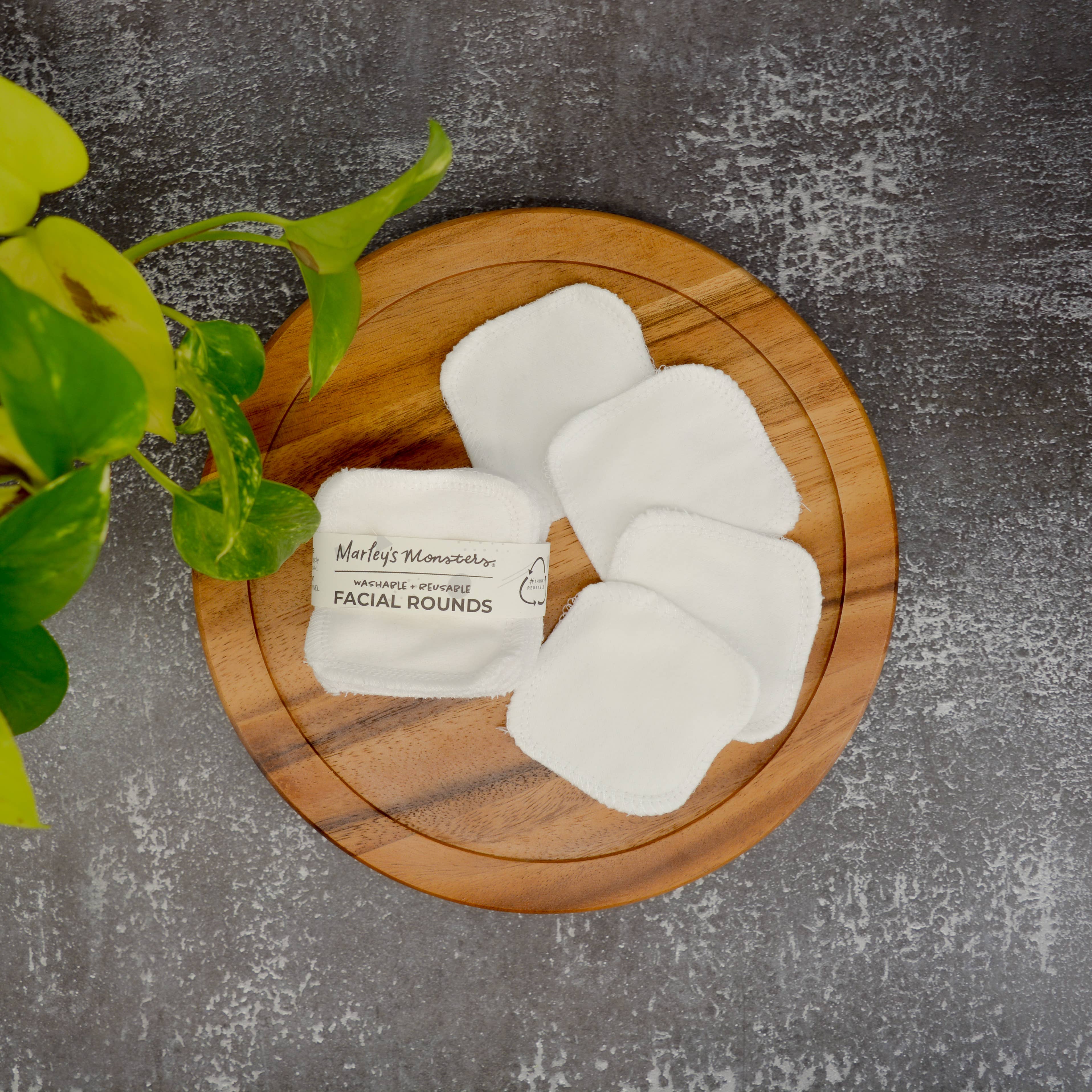 Marley's Monsters – Großhandel Gesichts- & Körpertücher – Gesichts-Pads: Regenbogen- und Farbmix – 6er-Pack7