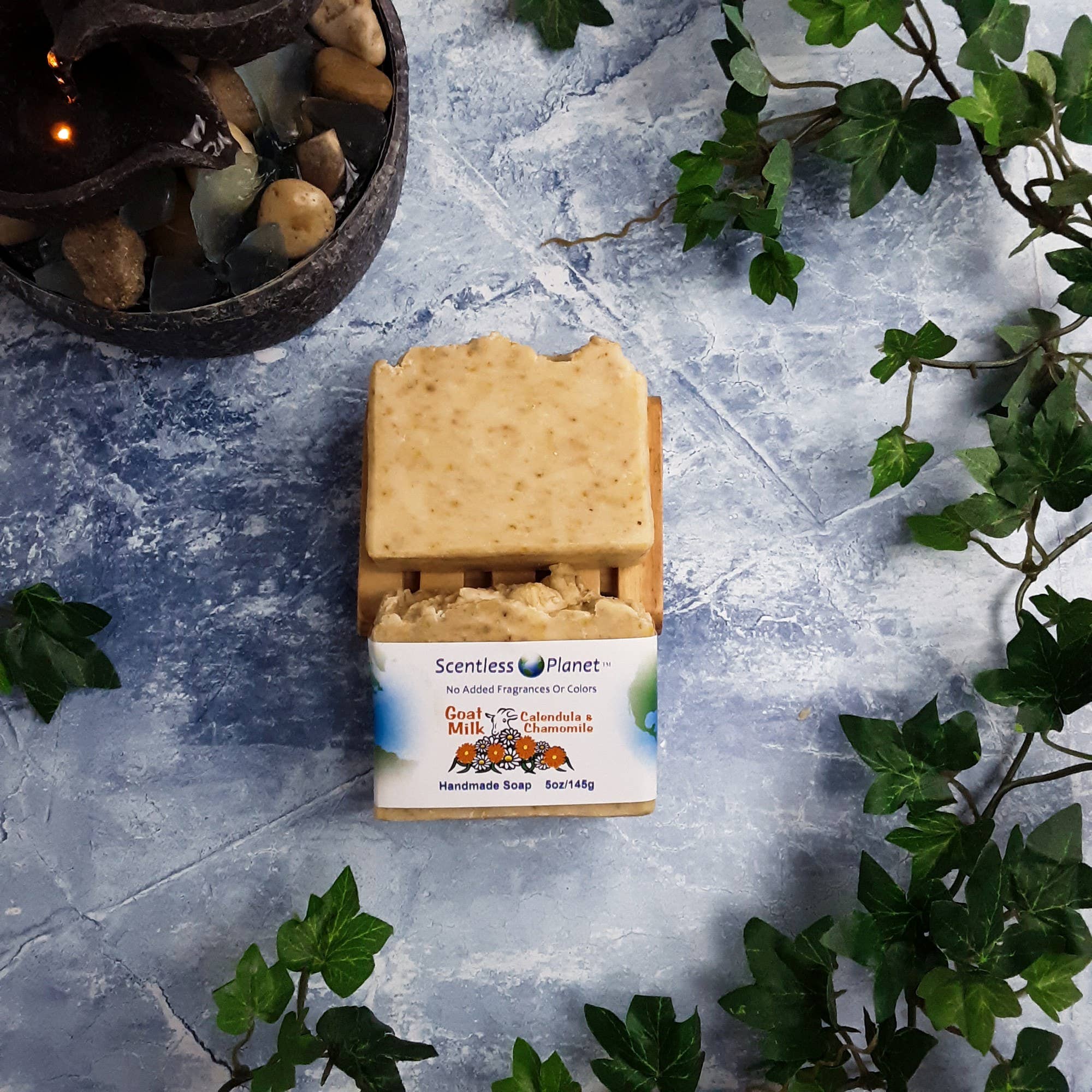 Botanica Basics Handmade Soap - Wholesale Bar Soap - Goat Milk Calendula Chamomile Handmade Soap0