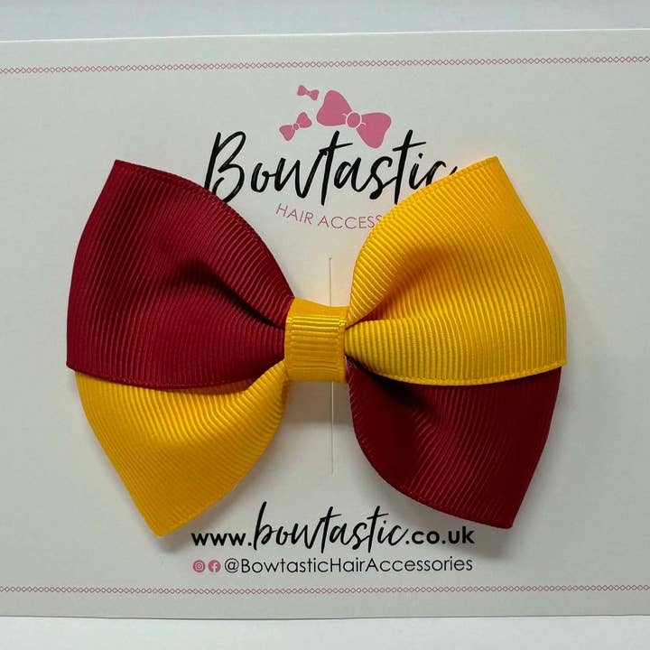 3.5 Inch Twist Bow - Beauty & Dandelion for wholesale by Bowtastic Hair Accessories