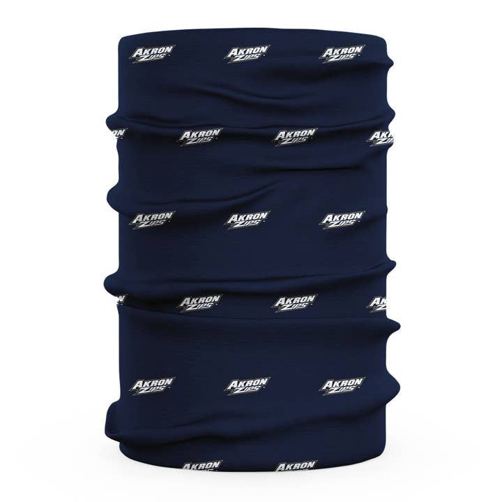 Akron Zips All Over Logo Collegiate Face Cover for wholesale by Vive La Fete