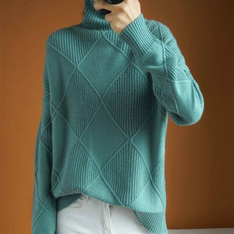 Flarix - Wholesale Knit Sweater - Women's - cozy turtleneck knit top for winter days0