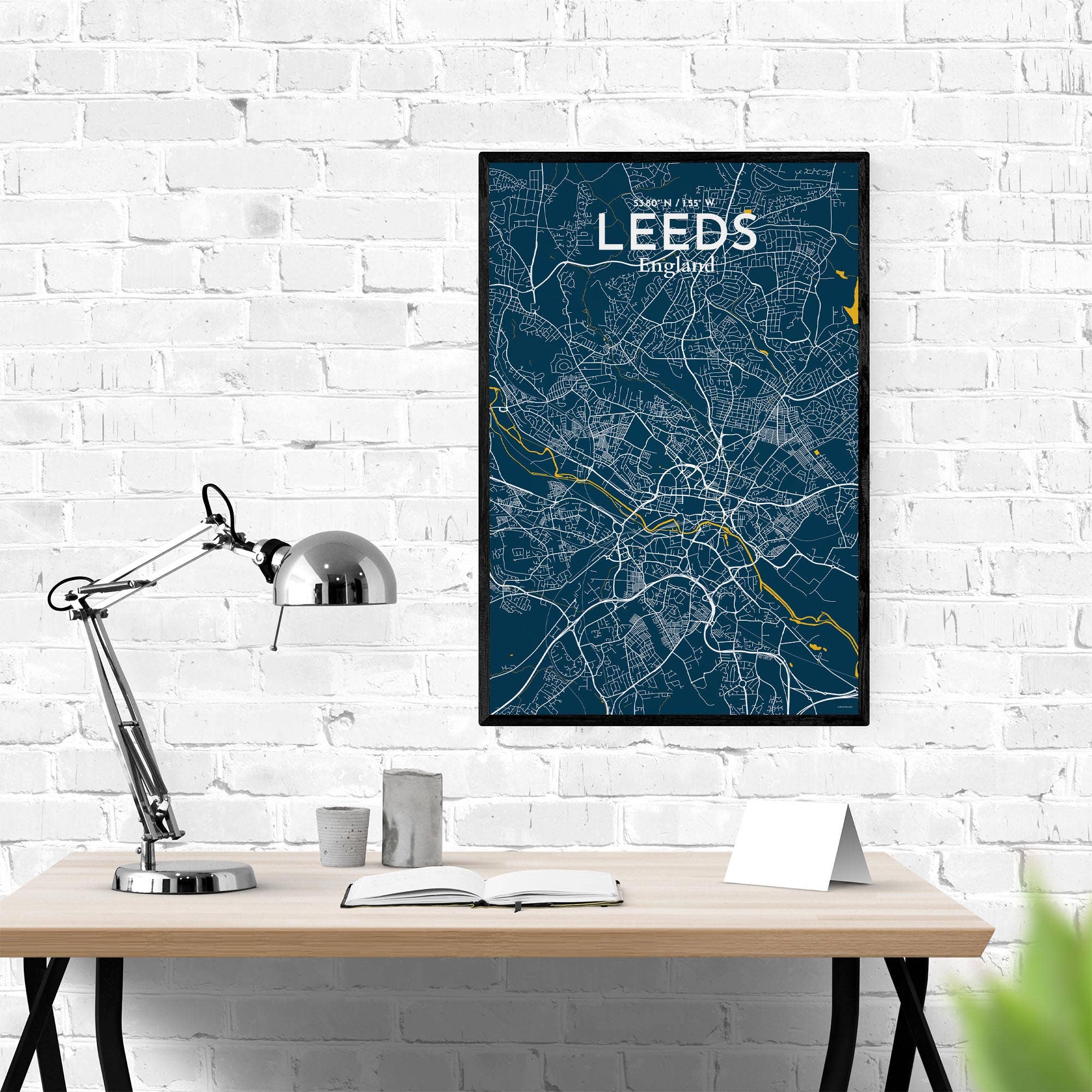 OurPoster.com – wholesale Poster – Leeds karta affisch163