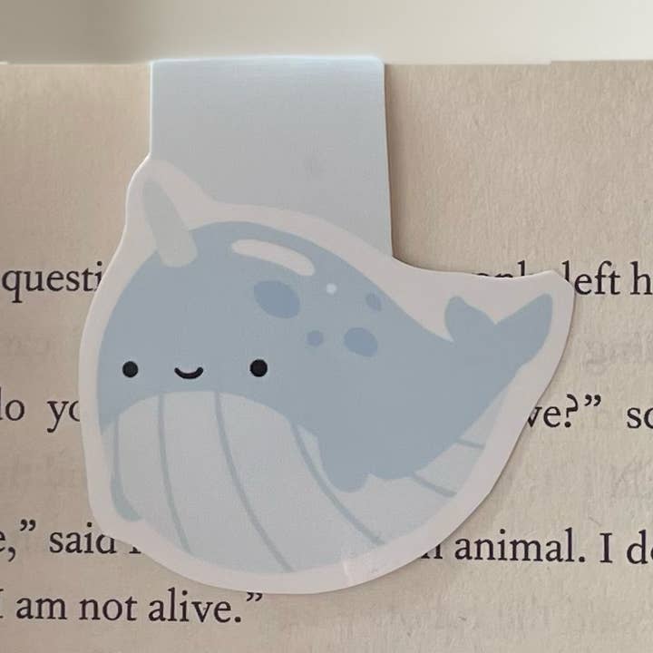 Narwhal Magnetic Bookmark for wholesale by TheCraftyDuoTO