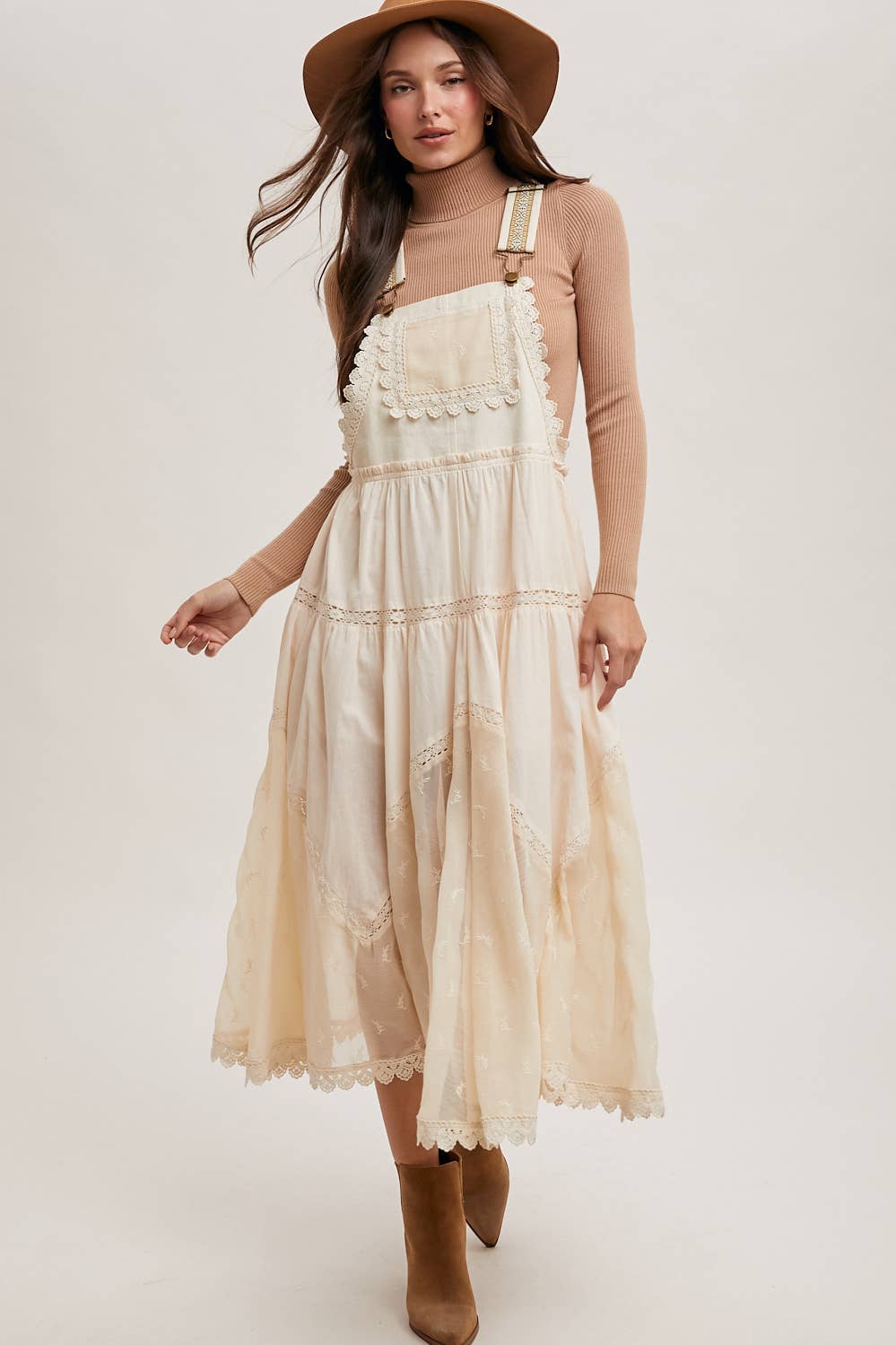 Bluivy - Wholesale Dress - Women's - LACE EMBROIDERED TULLE BIB MAXI DRESS18