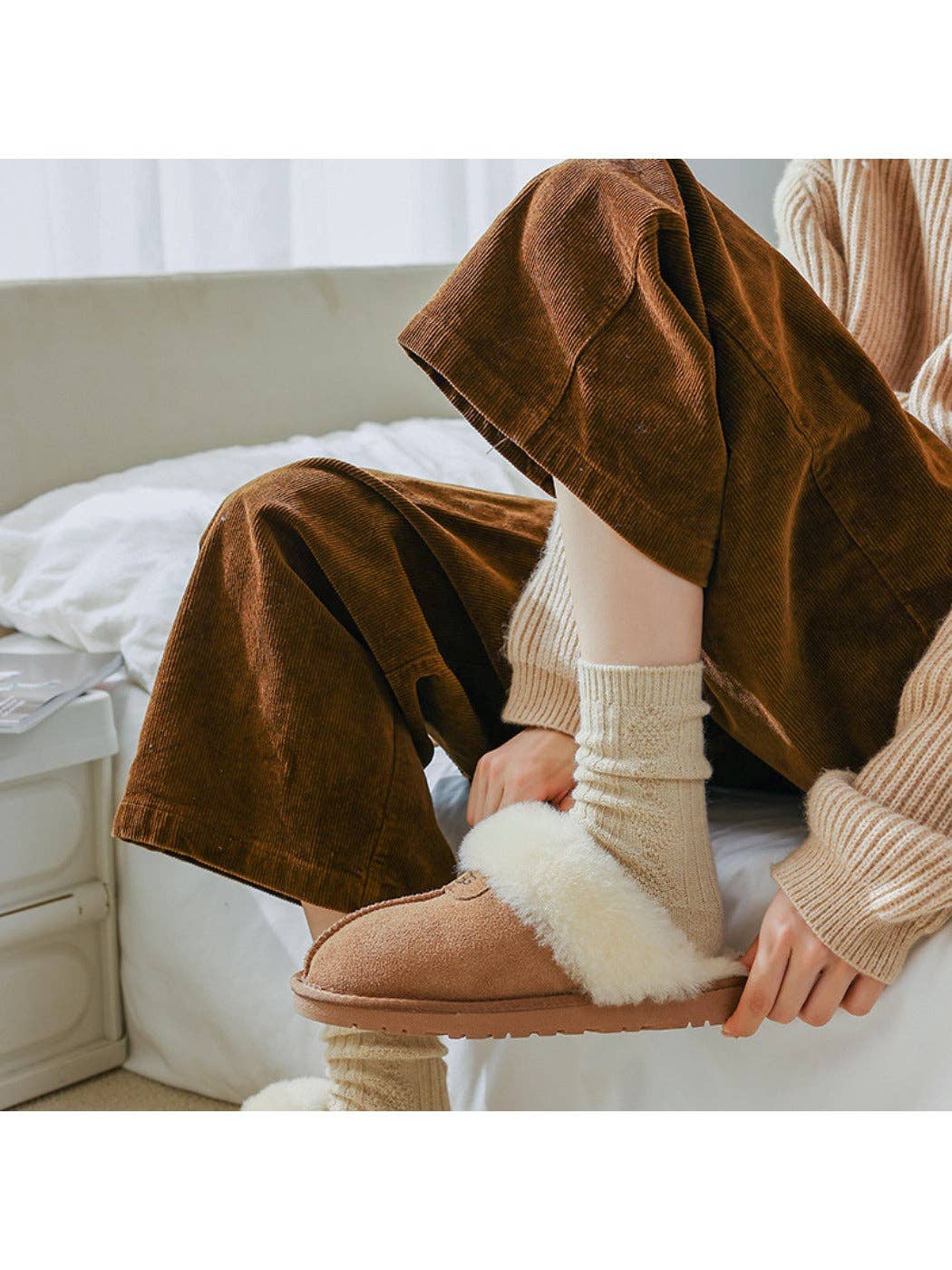 Funkyrel® Atzbranding Limited – wholesale Socks – Women's – Rufia - Solid Color Mid-Calf Socks9