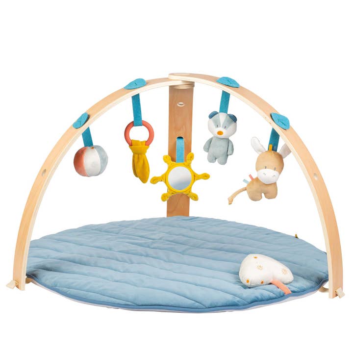 Hippychick – wholesale Play mat – Kids & baby – Nattou Felix and Leo - Playmat With Wooden Arch