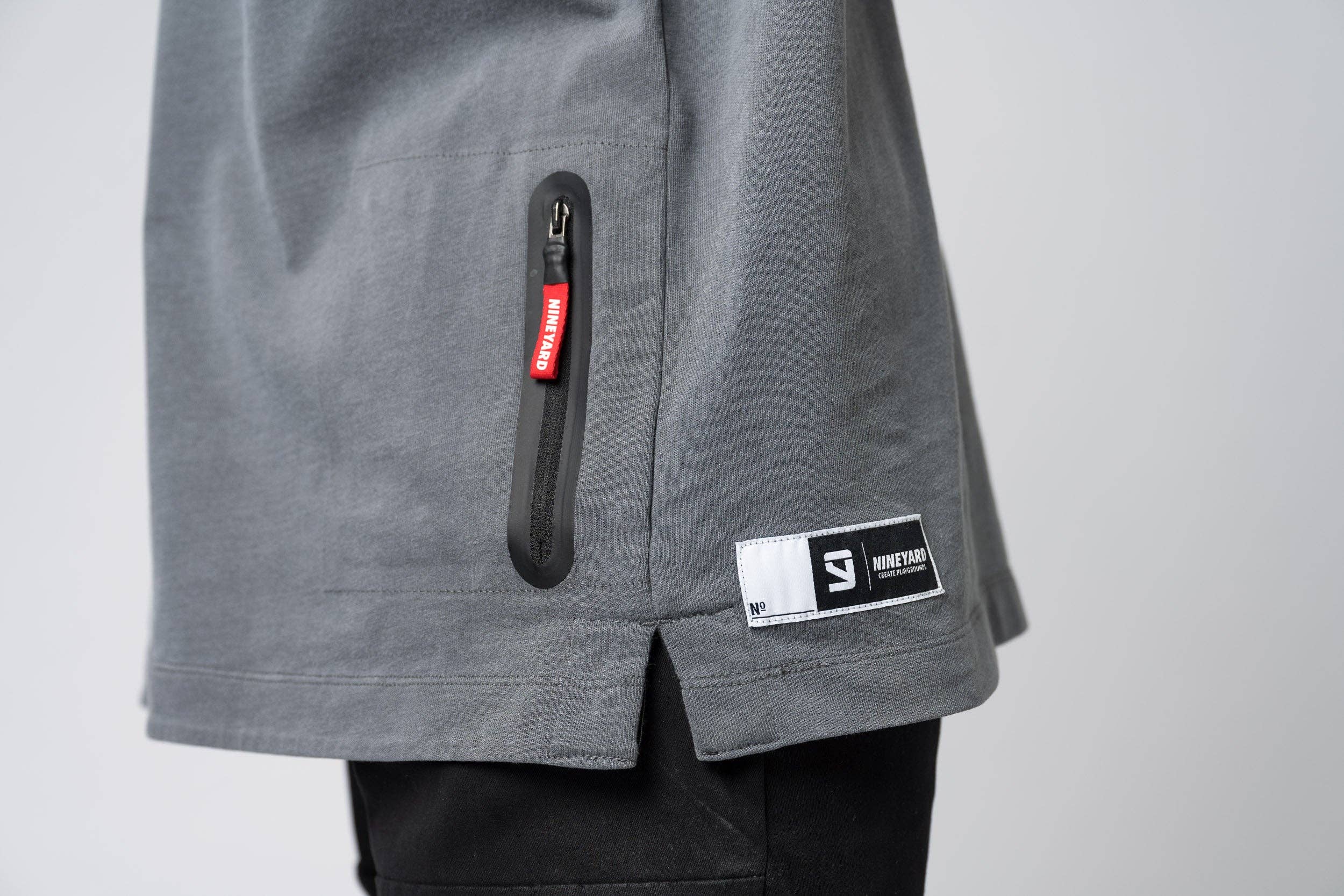 used dark grey CORE. oversize back pocket t-shirt for wholesale on Faire6