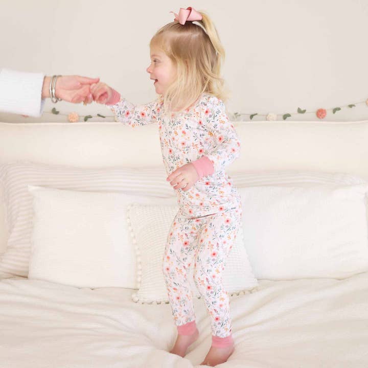 Caden Lane - Wholesale Sleepwear Set - Kids - Winnie's Wildflowers Two Piece Pajama Set13