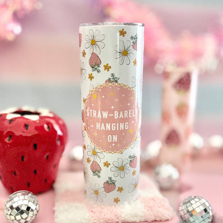 Gobelet isotherme 20oz Paille-À-Peine Suspendu pour la vente par HandCrofted