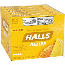 Halls Honey Lemon 20 Count for engroshandel hos Long Island Candy Factory