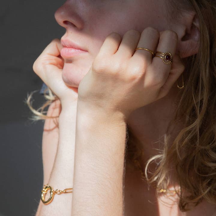 manore paris - Wholesale Band/Stacked Ring - Kleber - Bague2