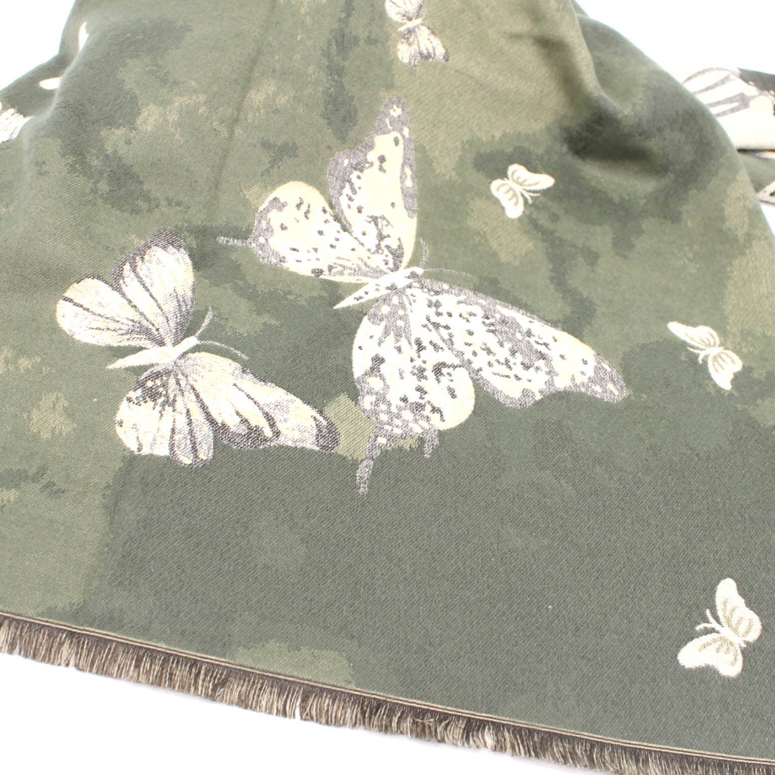 Vimoda - Venta al por mayor Bufanda - Mujer - Bufanda gruesa estampada con mariposas3