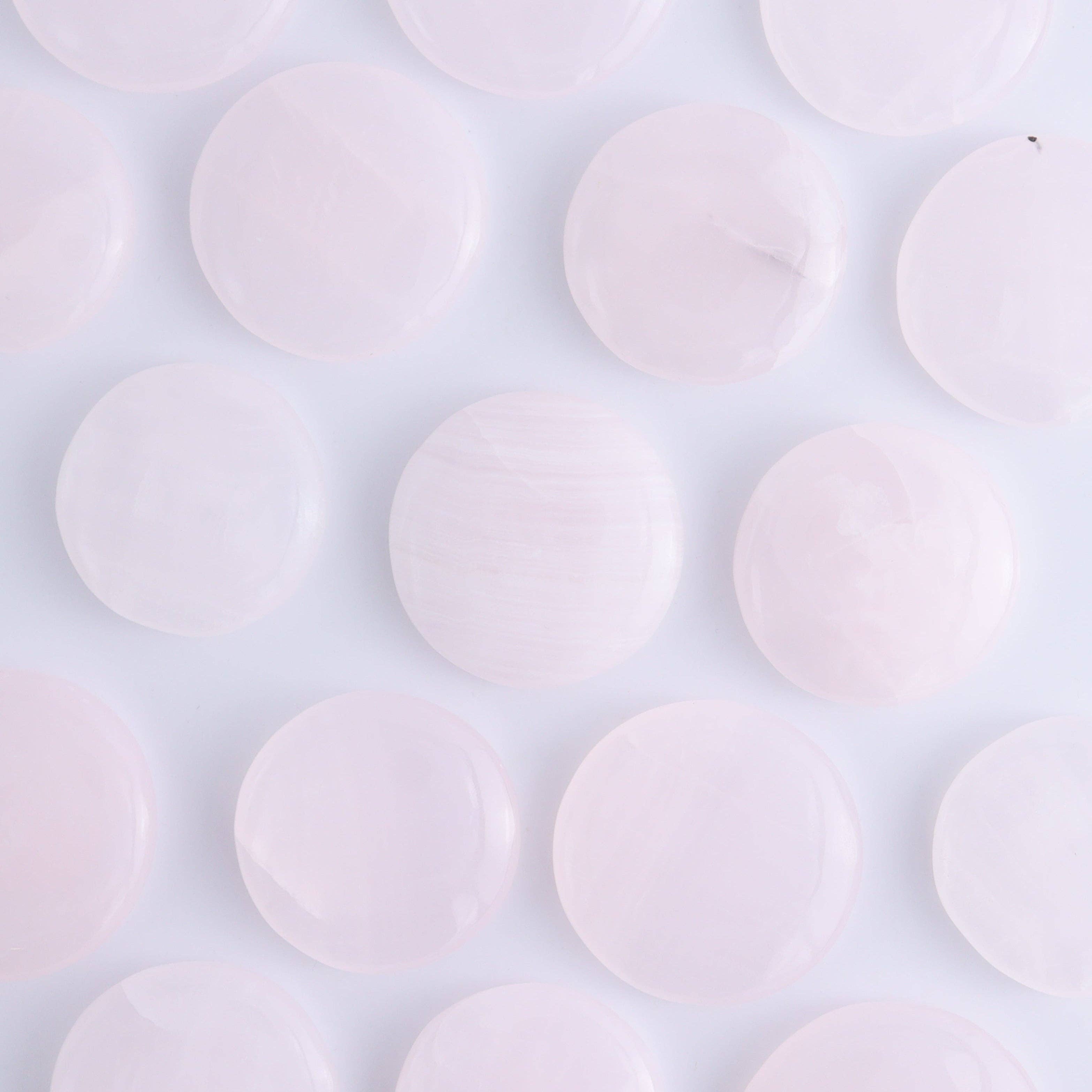 Mi Esperanza Minerals - Wholesale Spiritual Stone/Crystal - One Mangano Calcite Flat Stone0