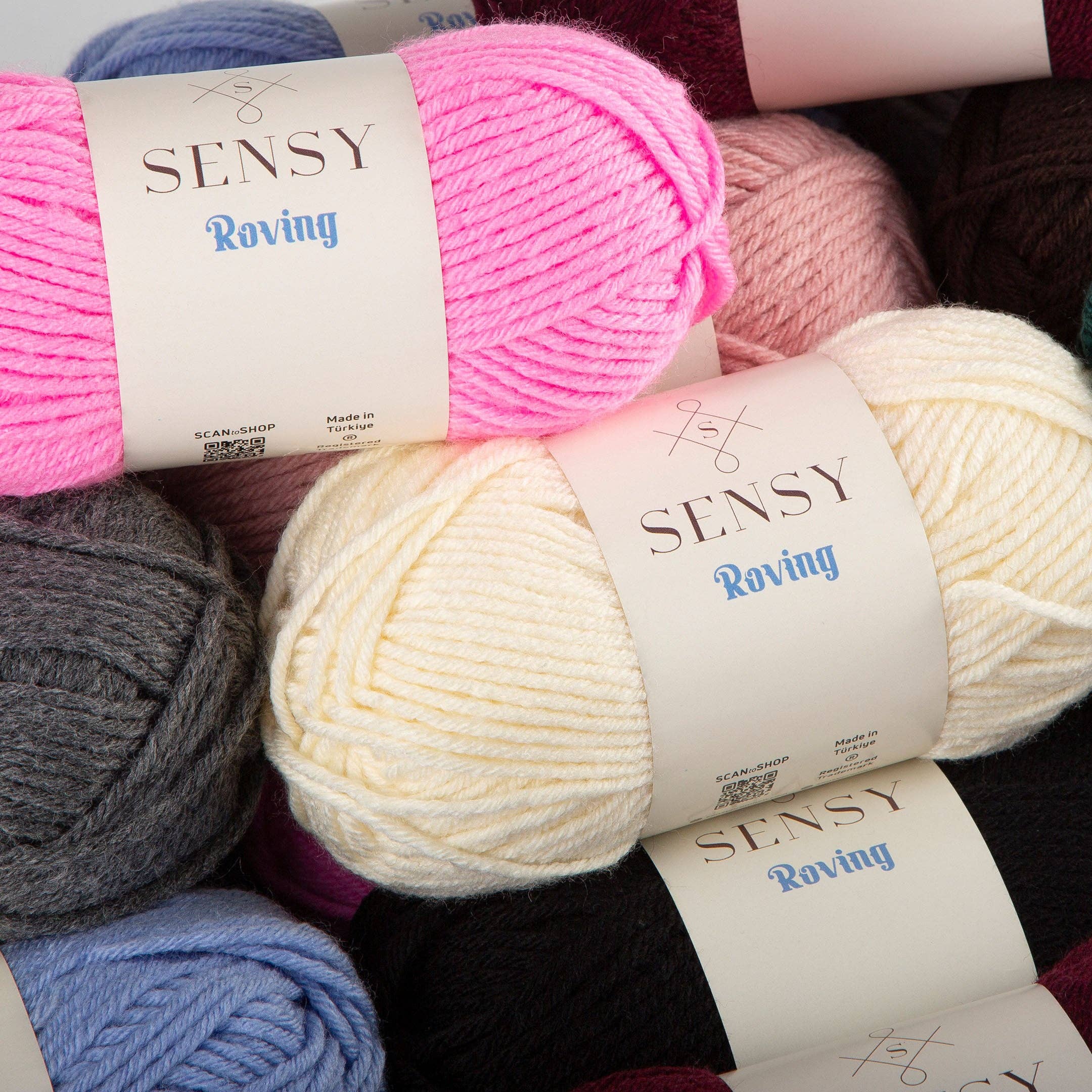 Sensy - Wholesale Yarn - Sensy Roving Yarn, 3.5 oz, 132 Yards, Gauge 5 Bulky9