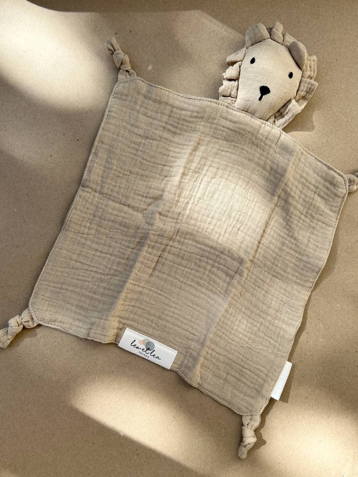 leo et lea france - Wholesale Security/Cuddle Blanket - Baby - Léo Lion Comforter, Lovey, Doudou, leo et lea