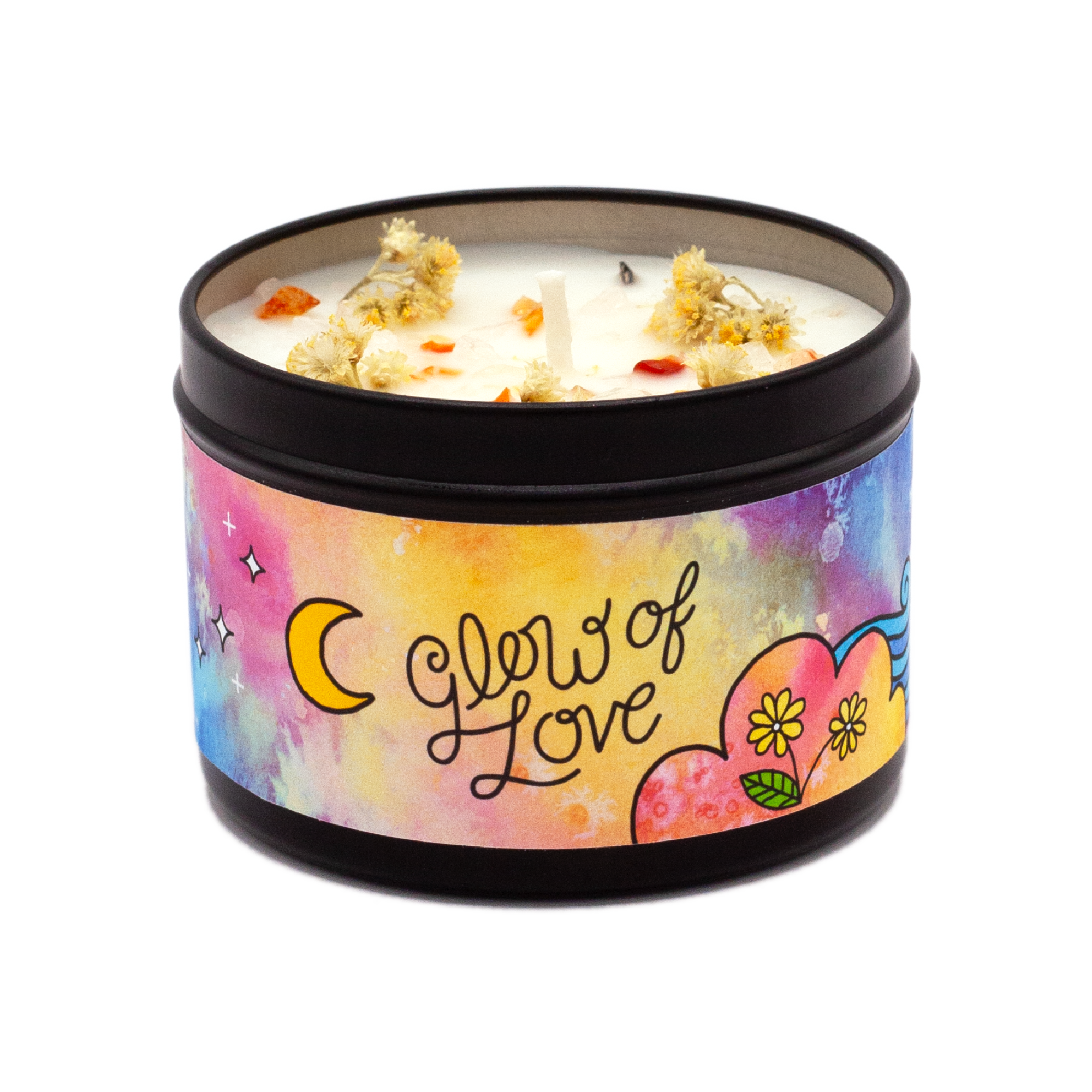 Rachel Beyer - Vente Bougies de voyage - Bougie d'aromathérapie magique Glow of Love - Floral & Spice14