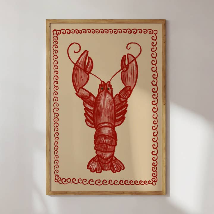 POSTER LOBSTER for wholesale by Studio Dolci