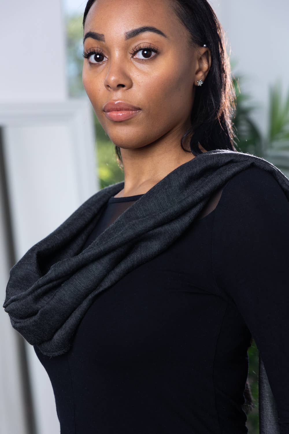 Pashmisy - Wholesale Wrap - Women's - Soft Grey Cashmere Shawl2