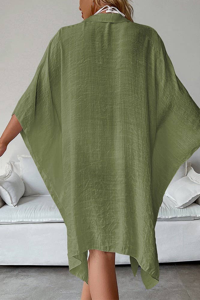 UNISHE - Wholesale Swim Cover Up - Women's - Summer Beach Shirt Cover Up ZK13684