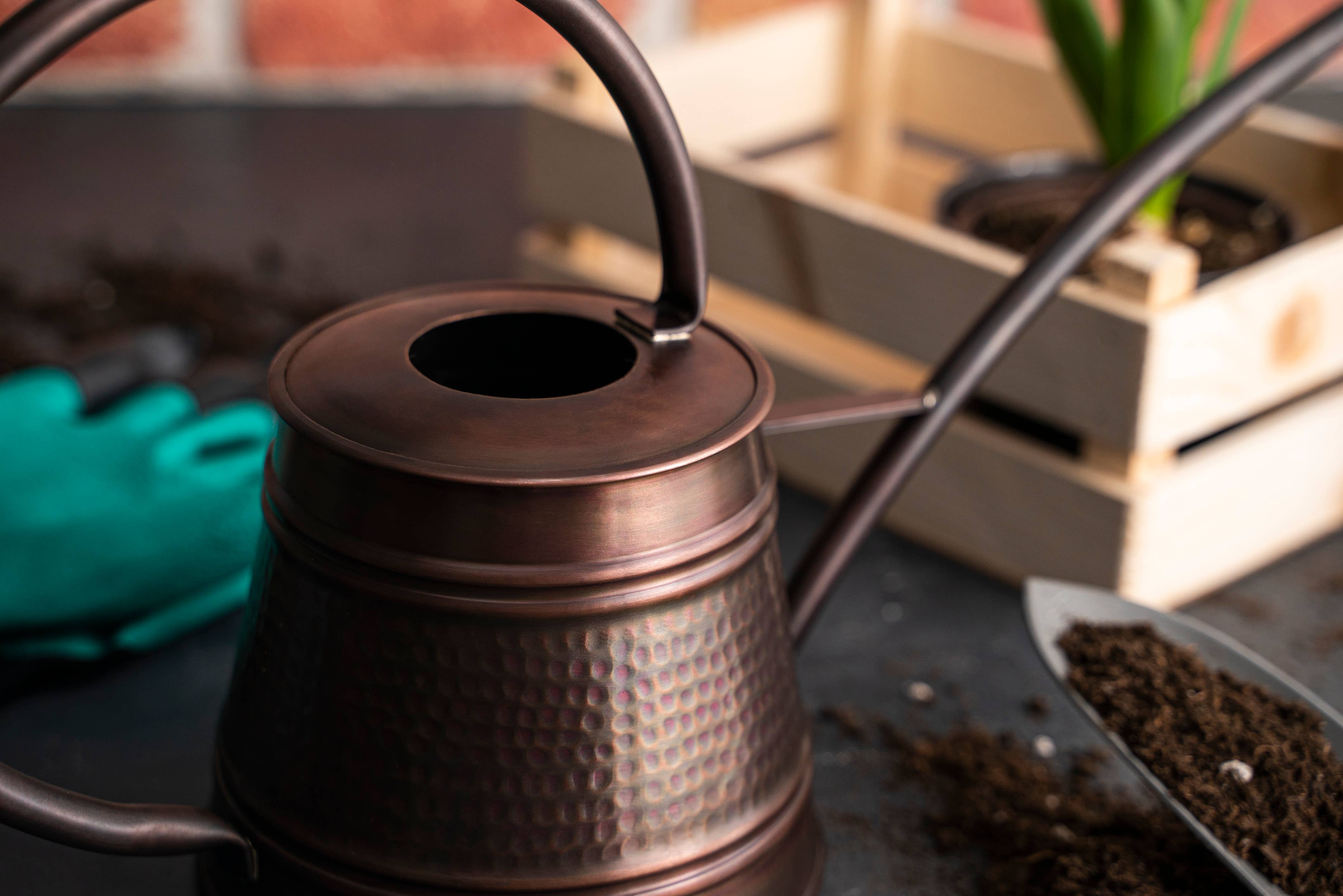 ALFIQ Copper - Wholesale Watering Can - Handmade Solid Copper Watering Can | Copper Planter Pot2