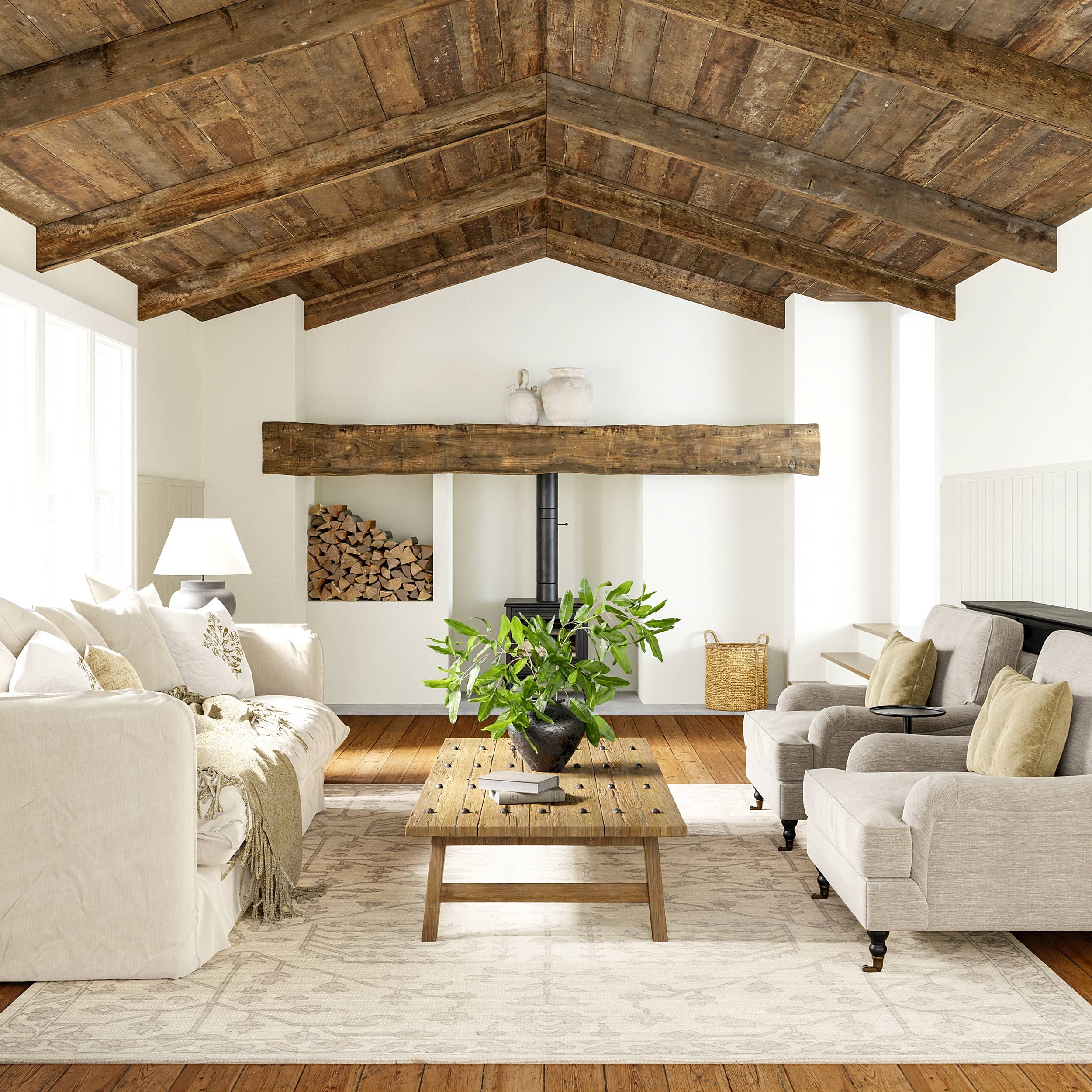 Beige Gretel Wool and Cotton Area Rug for wholesale on Faire0