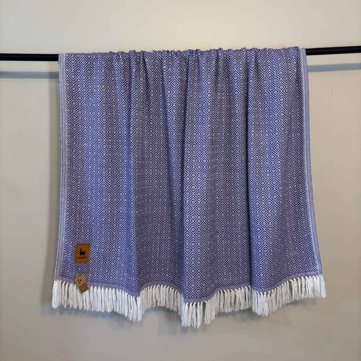 Inca Design Alpaca Throw Blanket - Percy for wholesale by Campo Alpaca