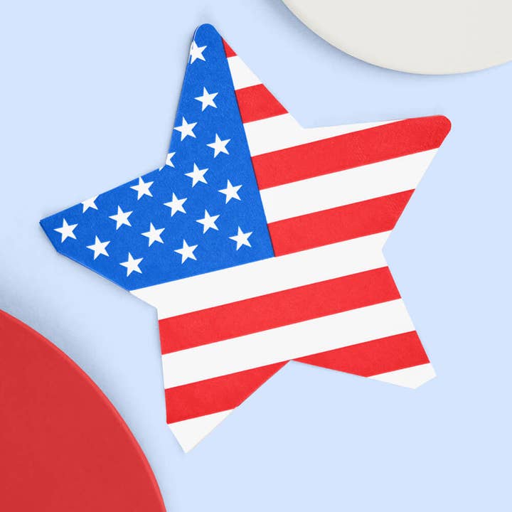 Petit Fetti - Wholesale Disposable Napkin - 4th 4th of July Napkin, Independence Day