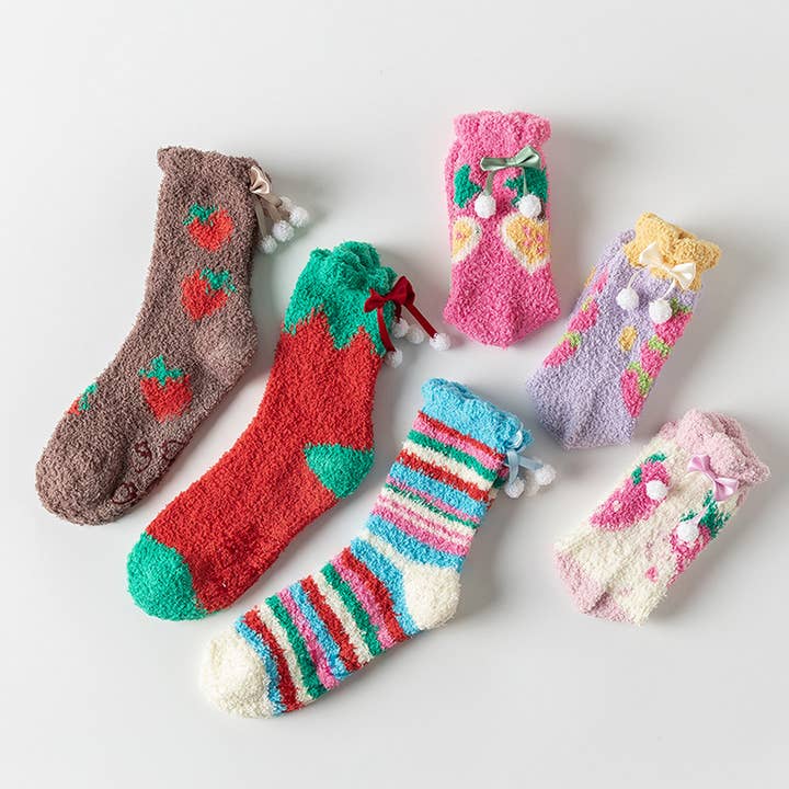 ACCITY - Wholesale Socks - Women's - CUTE CARTOON THICK WARM SOCKS_CWMS0872
